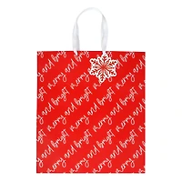 Jumbo Red Merry & Bright Gift Bag by Celebrate It™