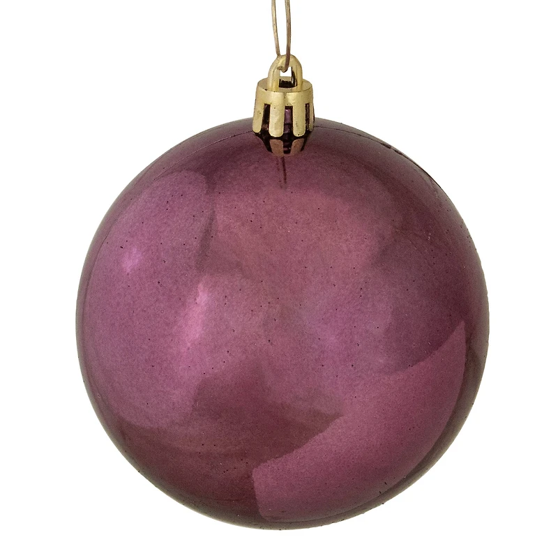 60ct. 2.5" Mulberry 4-Finish Shatterproof Christmas Ball Ornaments