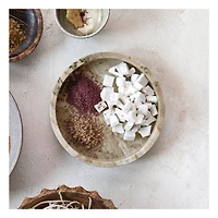 Hello Honey® 8" Beige Marble Bowl Dish