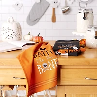 DII® Spooky Sayings Printed Halloween Happy Haunting Wicked Treats Dishtowels Set