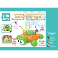 Nothing But Fun Toys Spinning Turtle Sprinkler