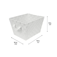Simplify Small Woven Storage Bin