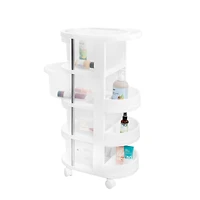 Round Plastic Storage Cart by Simply Tidy