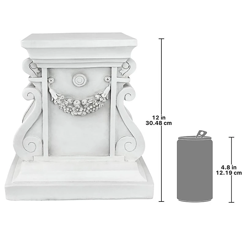 Design Toscano 12" Classic Statuary Plinth Base
