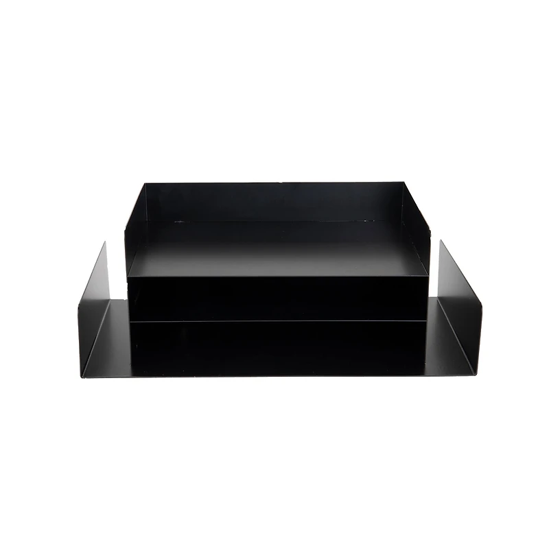 Mind Reader Black Tiered Letter Tray