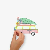 RoomMates Retro Christmas Cars Peel & Stick Wall Decals