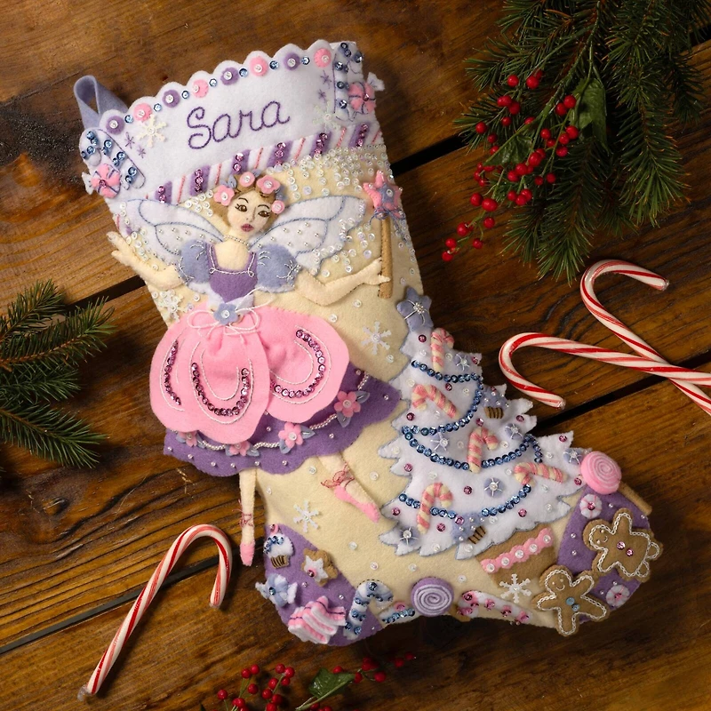 Bucilla® Sugar Plum Dreams Felt Stocking Kit