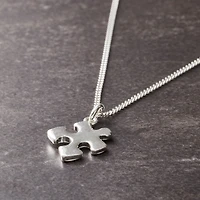 Charmalong™ Silver Plated Puzzle Charm by Bead Landing™