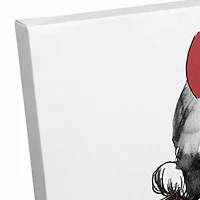 Evil As Heck Canvas Wall Art