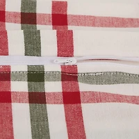 DII® Farmhouse Christmas Plaid Pillow Cover Set
