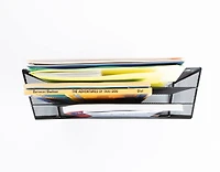 Mind Reader 3-Tier Vertical Mesh Wall File Holder