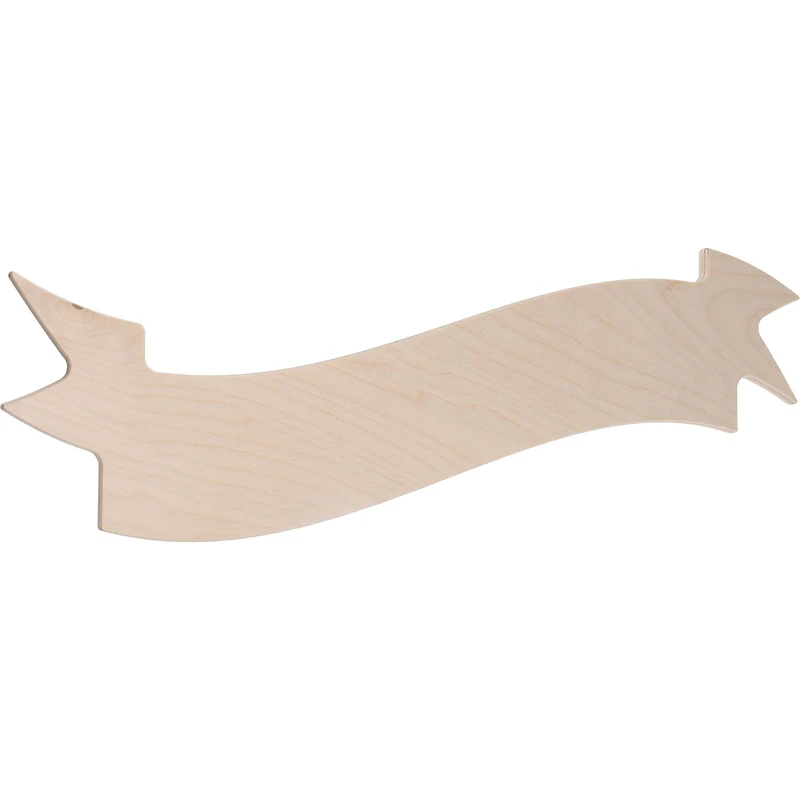 Good Wood by Leisure Arts 20" Birch Ribbon Plaque