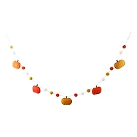 6ft. Pumpkin & Pom Garland by Ashland®