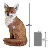 Design Toscano 15" Fabian the Flamboyant Fox Garden Statue