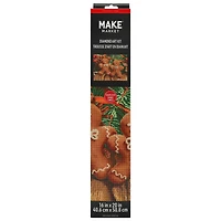 16" x 20" Gingerbread Diamond Art Kit by Make Market®