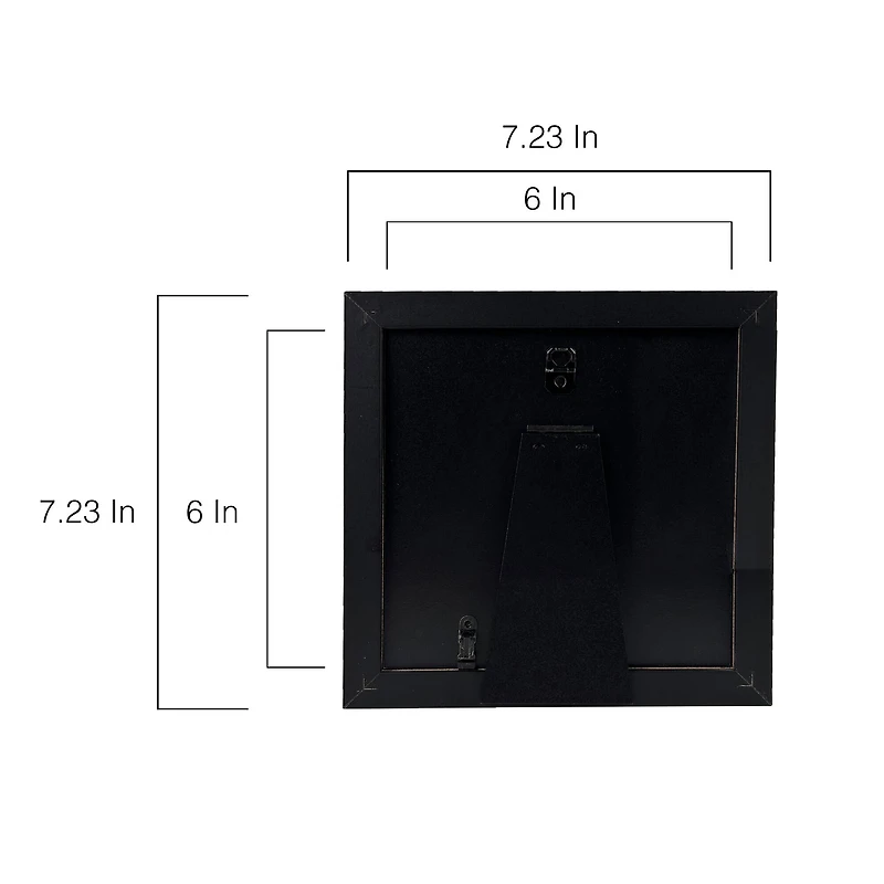 Basics™ 6" x 6" Black Flat Frame by Studio Décor®