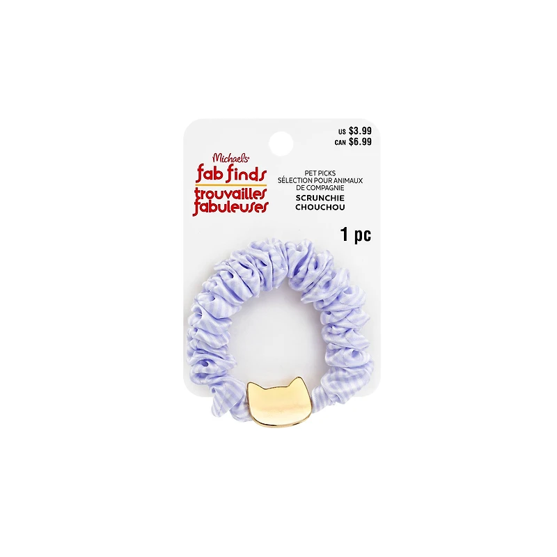 Blue Scrunchie by Fab Finds