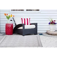 DII® Gray Moroccan Outdoor Rug, 4ft. x 6ft.