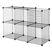 Whitmor Wire Storage 6 Cubes Set
