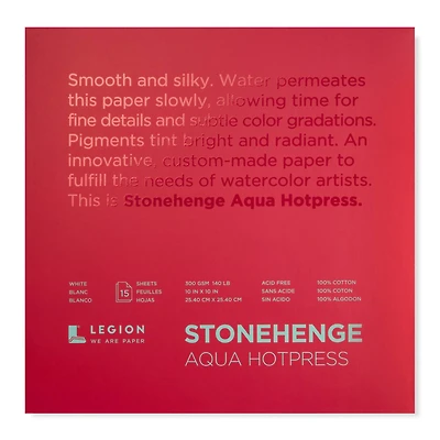 Legion Paper Stonehenge Aqua Block Watercolor Pad