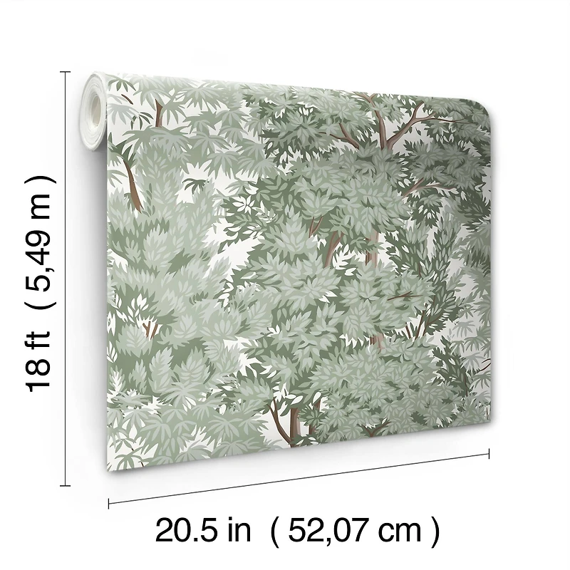 RoomMates Ardian Green Peel & Stick Wallpaper