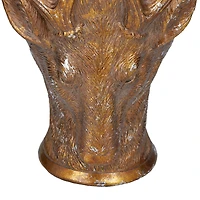 Bronze Polystone Traditional Planter, 14" x 10" x 10"