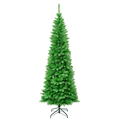 7.5ft. Unlit Rowan Pencil Slim Artificial Christmas Tree