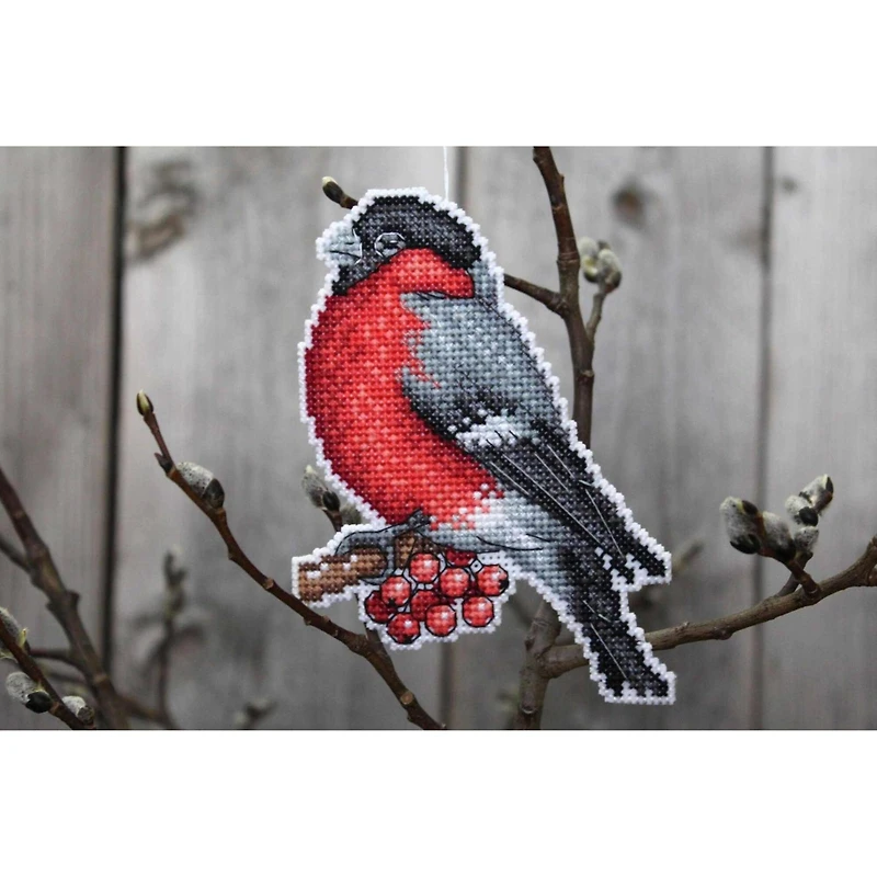 MP Studia Winter Messenger Plastic Canvas Counted Cross Stitch Kit