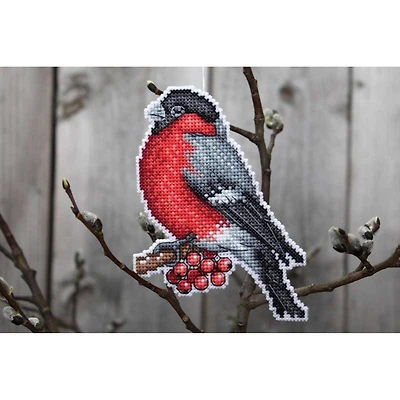 MP Studia Winter Messenger Plastic Canvas Counted Cross Stitch Kit