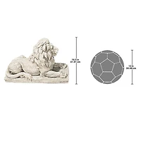 Design Toscano 27" Lyndhurst Manor Lion Sentinel Statues, 2ct.