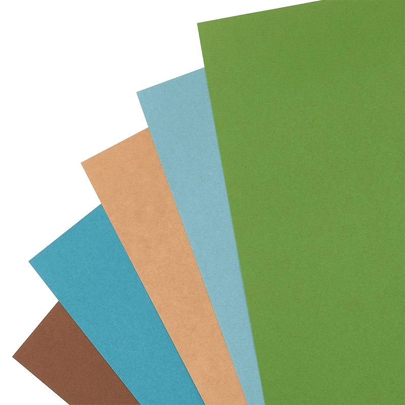 12 Packs: 50 ct. (600 total) Earth 8.5" x 11" Cardstock Paper by Recollections™
