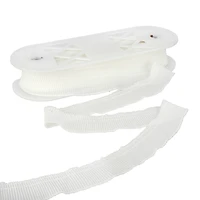 1.37" White Pleated Trim by Celebrate It®