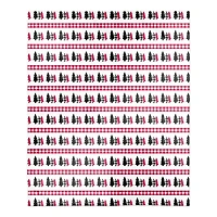 Plaid Tree Pattern 50x60 Sherpa Fleece Blanket