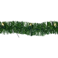 18ft. Pre-Lit Warm White LED Artificial Pine Christmas Garland