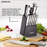 Farberware Stainless Steel Knife Block Set
