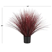 3ft. Potted Red Foliage Artificial Plant