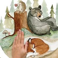 RoomMates Fox & Friends Peel & Stick Giant Wall Decal Set