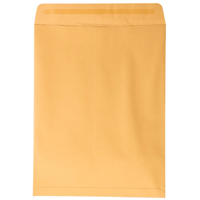 JAM Paper 10" x 13" Brown Kraft Manila Open End Catalog Premium Envelopes