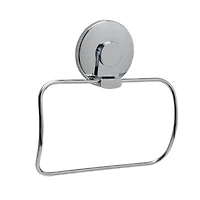Bath Bliss Chrome Gel Suction Towel Holder