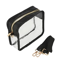 Matte Black & Clear Crossbody Bag by Make Market®
