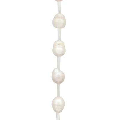 9mm White Freshwater Pearl Beads by Bead Landing™