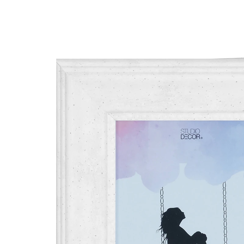 Simply Essentials™ 4" x 6" White Marbling by Studio Décor®