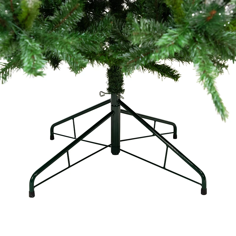 10ft. Unlit Two-Tone Buckeye Glittered Pine Artificial Christmas Tree