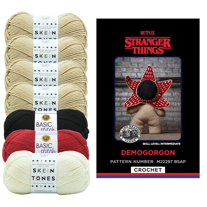 Lion Brand® Stranger Things Demogorgon Amigurumi Crochet Kit