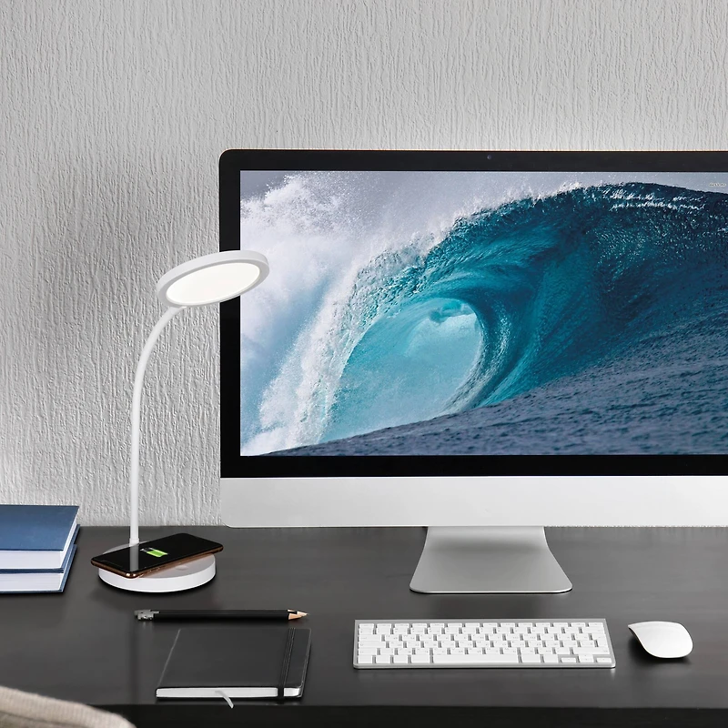 Good Housekeeping by OttLite Circular LED Desk Lamp