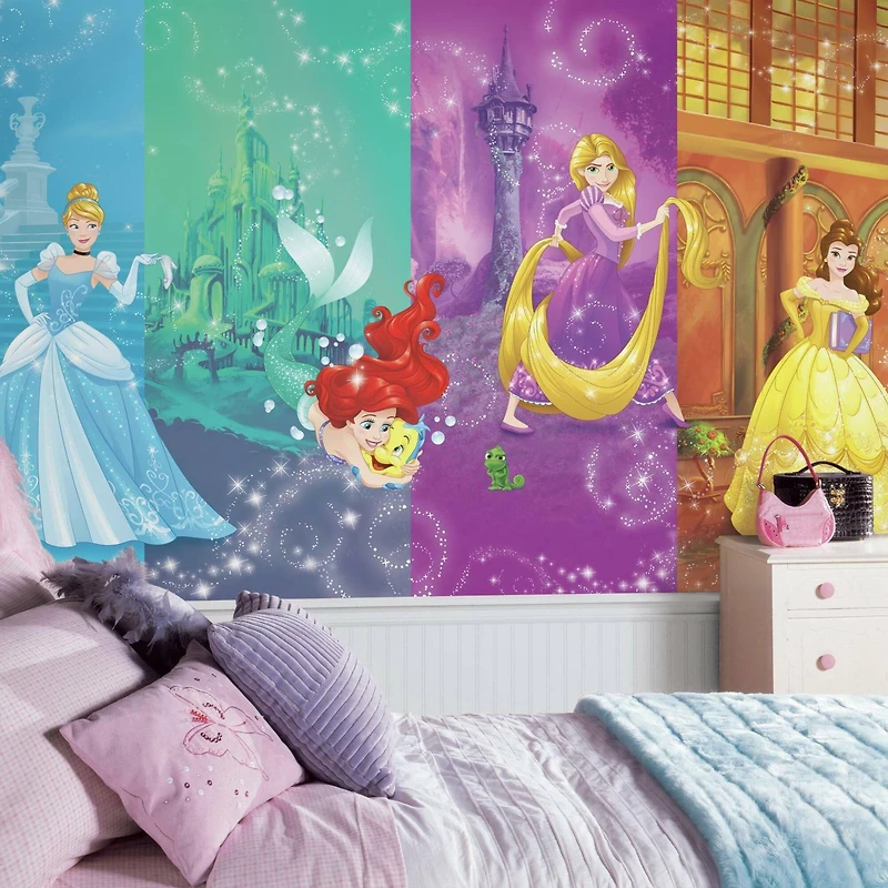 RoomMates Disney Princess Scenes Spray & Stick Wall Mural