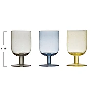Hello Honey® 5" Stemmed Bubble Wine Glasses, 3ct.