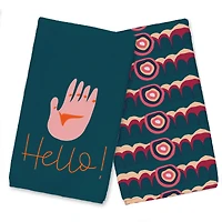 Hello Wave Tea Towel Set