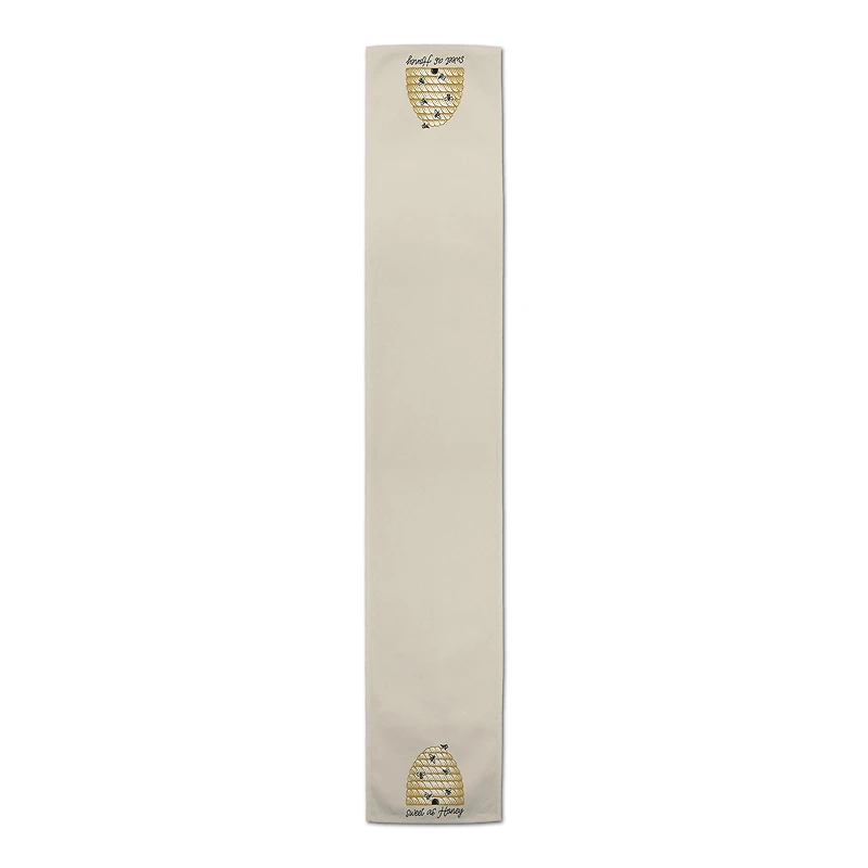 Sweet As Honey Hive 16" x 90" Poly Twill Table Runner