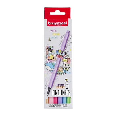 Bruynzeel Fineliner Pastel Colors Pen Set